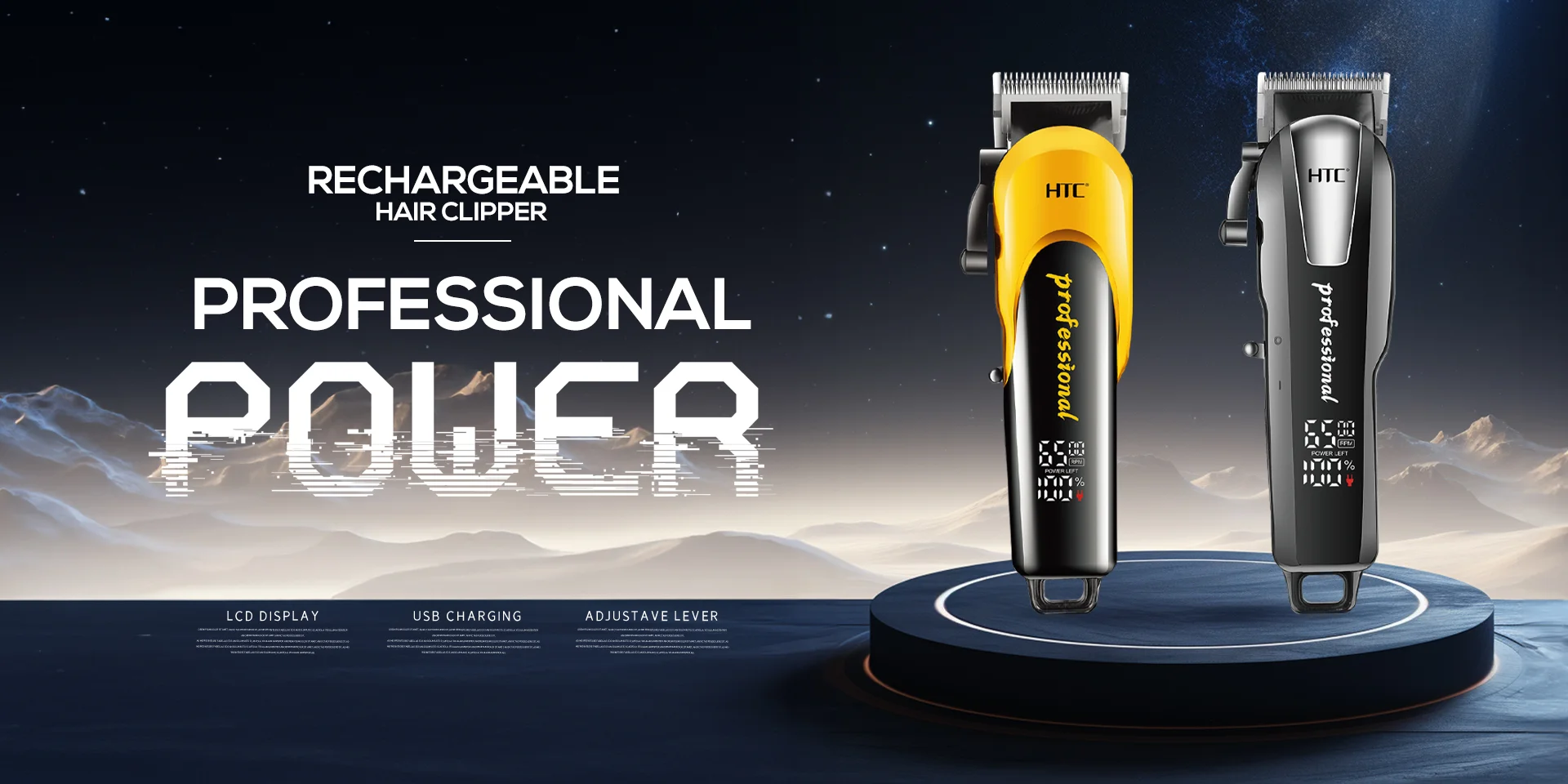 Home 14 HTC Hair Clipper, Hair Trimmer